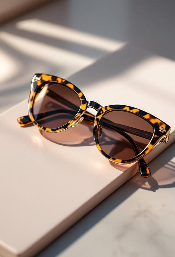 bold vintage cat eye sunglasses