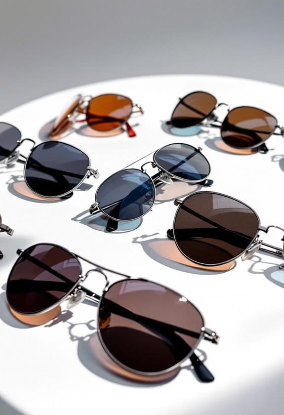 brown lens sunglasses selection