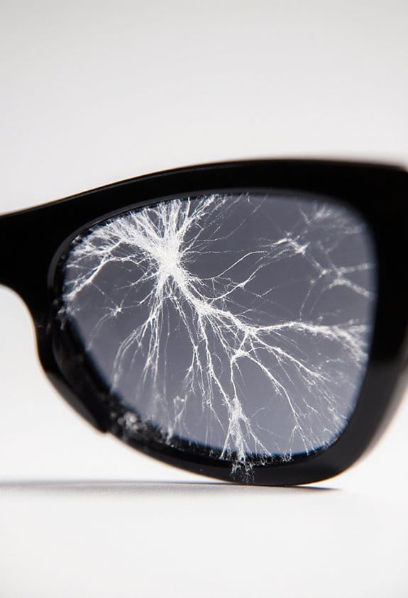 scratches impair vision clarity