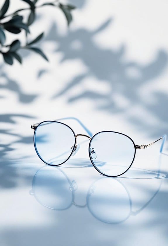 stylish blue light glasses