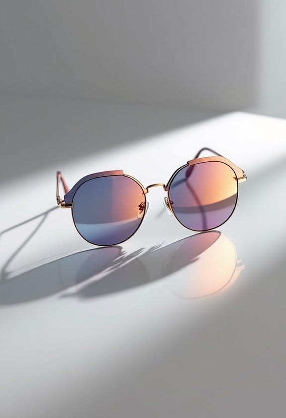 stylish half rim sunglasses