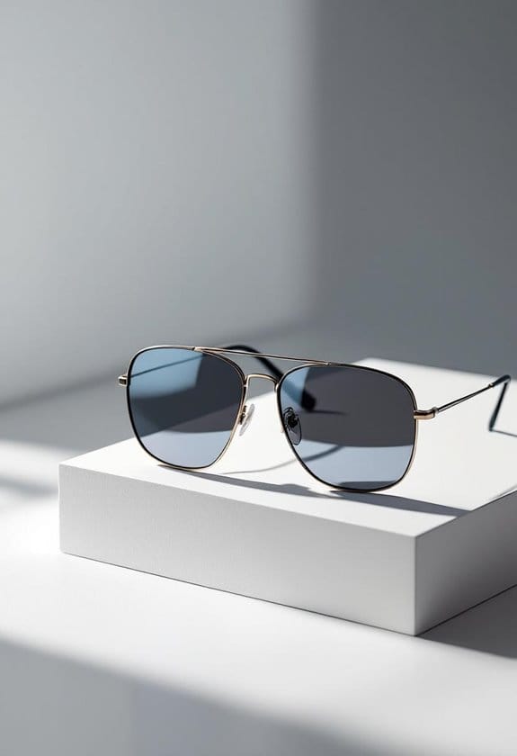 stylish mirrored sunglasses selection