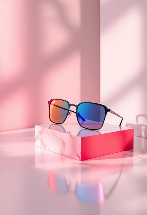 stylish polarized rectangle sunglasses