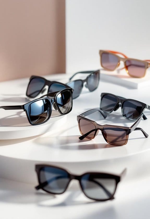stylish square polarized sunglasses