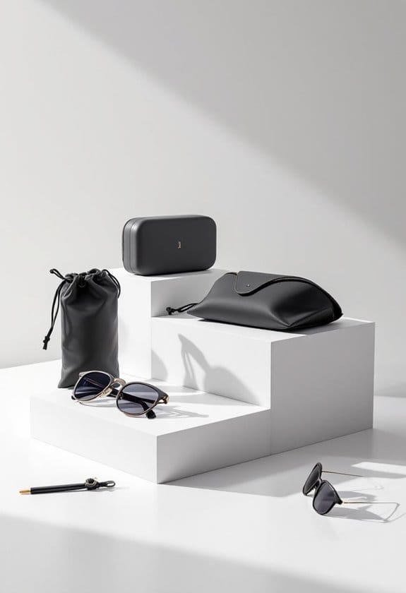 stylish sunglasses protection pouches