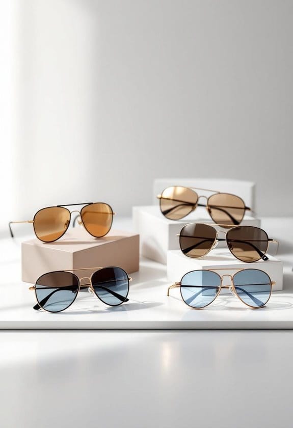 timeless vintage aviator sunglasses