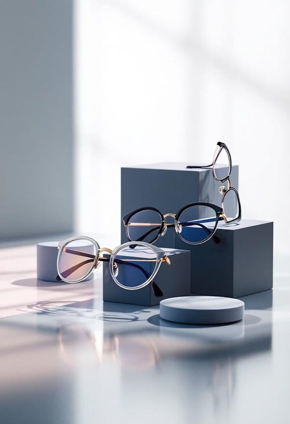 trendy cat eye glasses