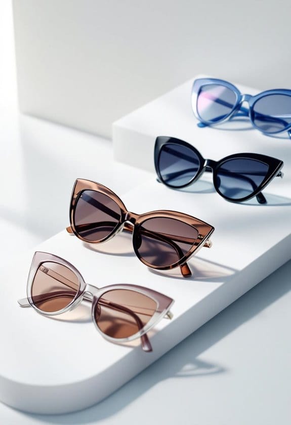 trendy women s cat eye sunglasses